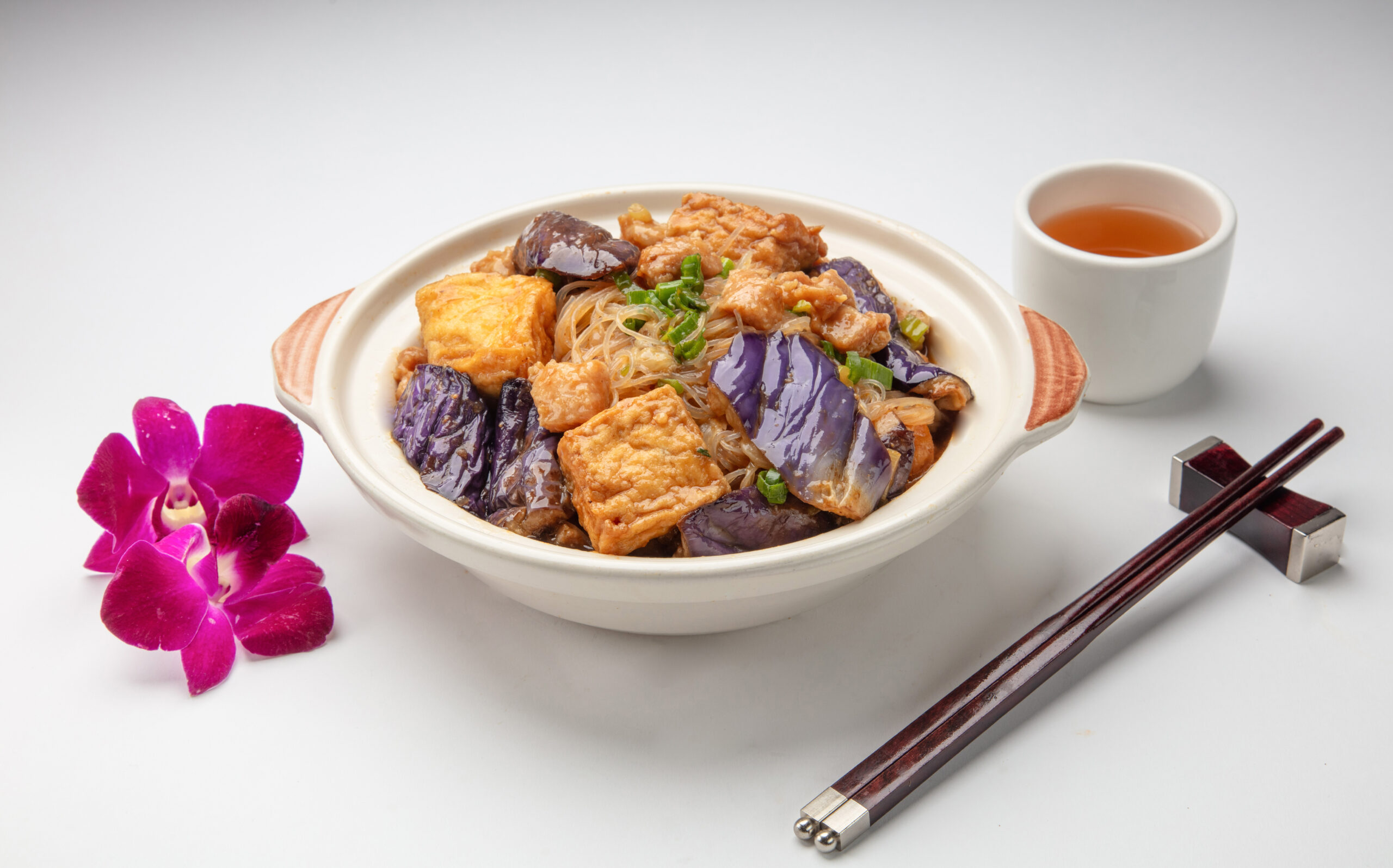 C19. Diced Chicken with Eggplant & Tofu Casserole image